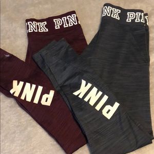 PINK VS | Set of 2 Fleece Lined Ultimate Leggings